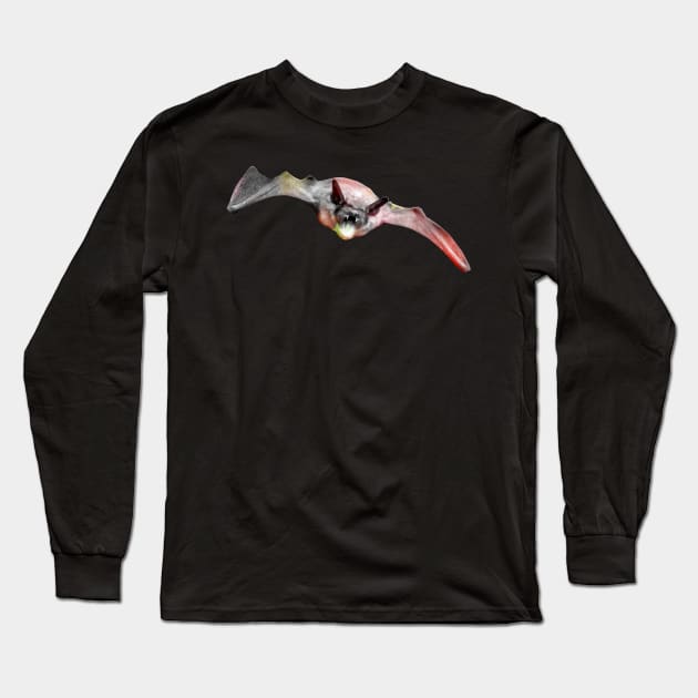 Bat Disco Long Sleeve T-Shirt by druscilla13